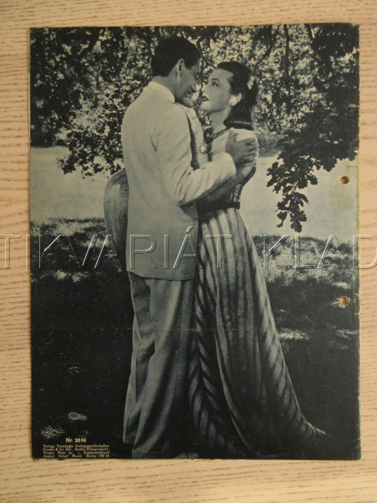 MODRÁ LIŠKA, Z. LEANDER, W. BIRGEL, P. HÖRBIGER, FILM NĚM. ŘÍŠE, FILM KURIER VBŠ Č. 2898