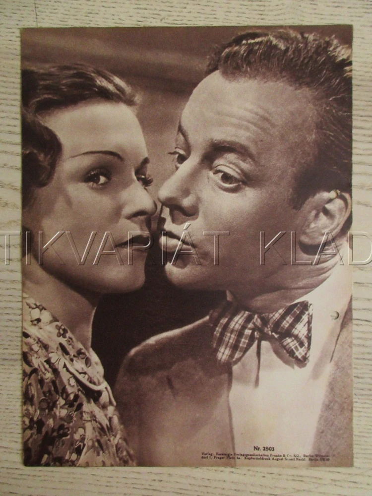 NANU, SIE KENNEN KORFF NOCH NICHT, H. RÜHMANN, V. JANSON, F. RASP, FILM NĚM. ŘÍŠE, FILM KURIER VBŠ Č. 2903