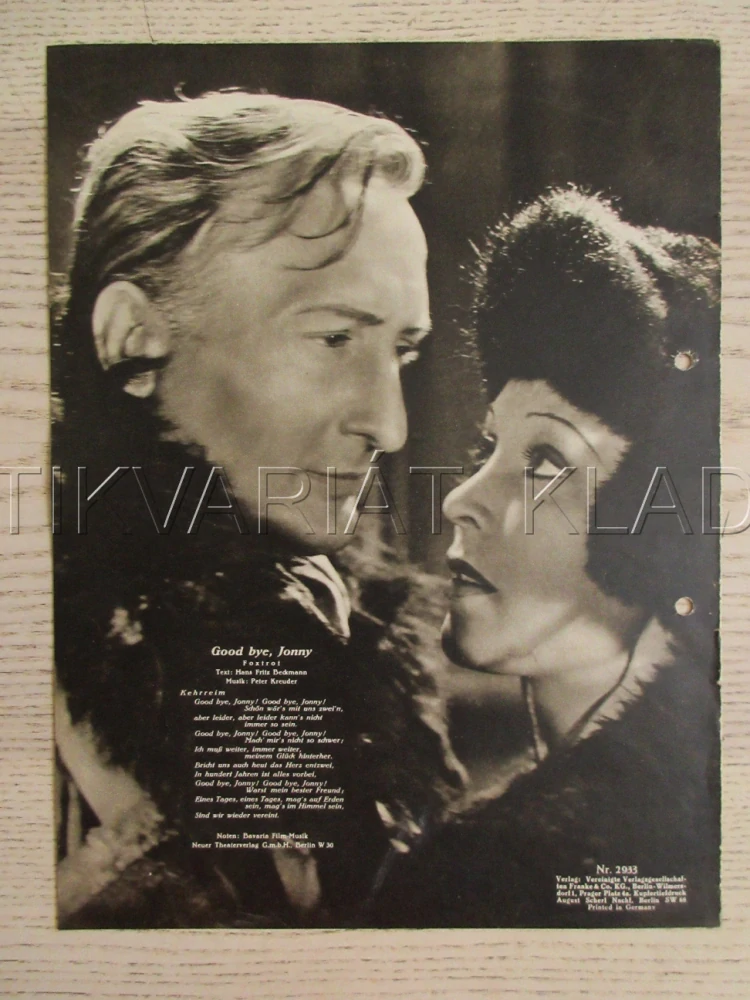 WASSER FÜR CANITOGA, H. ALBERS, CH. SUSA, H. SESSAK, FILM NĚM. ŘÍŠE, FILM KURIER VBŠ Č. 2933