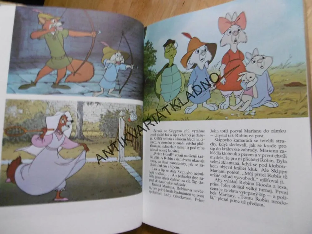 ŠÍPKOVÁ RŮŽENKA, ROBIN HOOD, 101 DALMATINŮ, WALT DISNEY, **an