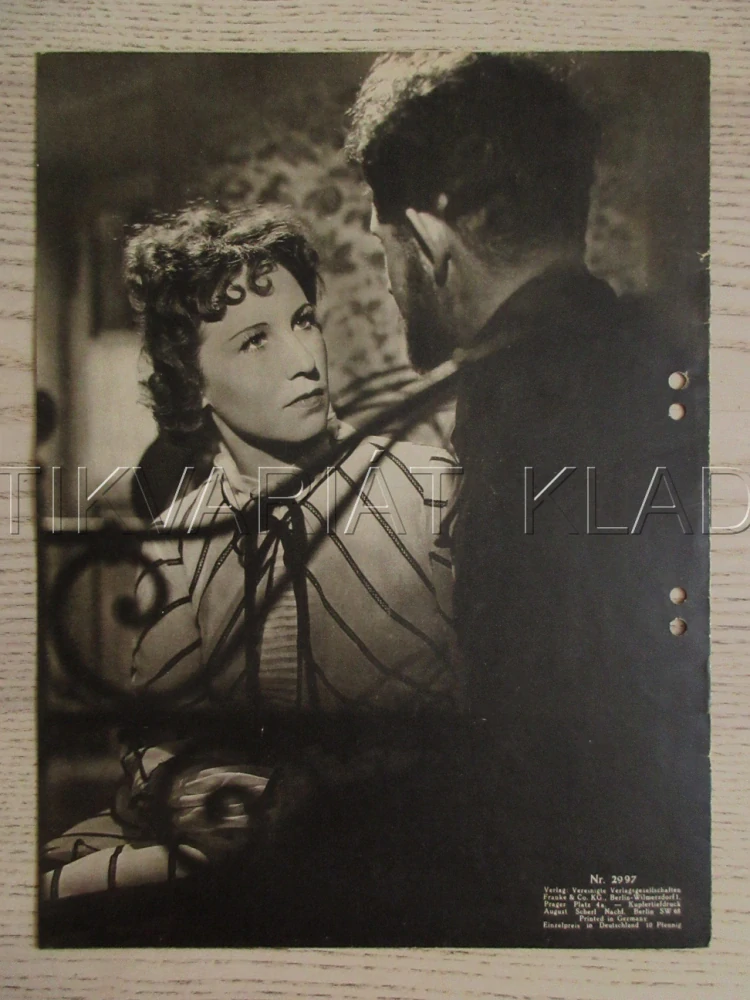 FLUCHT INS DUNKEL, J. GOTTSCHALK, P. HOFFMANN, W. WERNER, FILM NĚM. ŘÍŠE, FILM KURIER VBŠ Č. 2997
