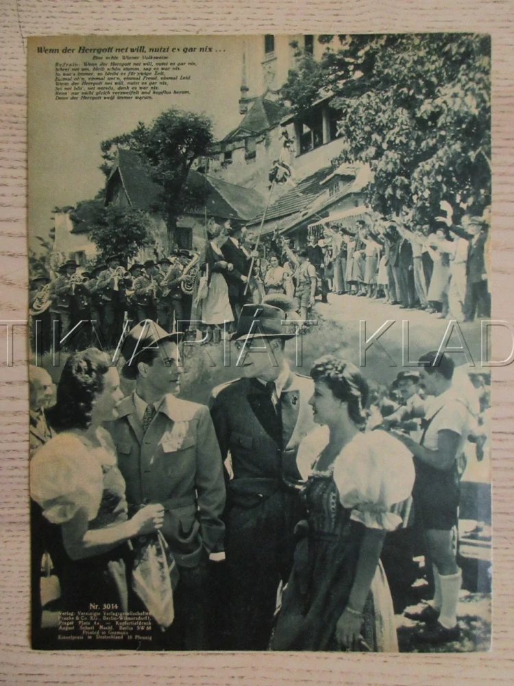 ŠTĚSTÍ BYDLÍ OPODÁL, M. ANDERGAST, W. ALBACH-RETTY, O. HOLZMANN, FILM NĚM. ŘÍŠE, FILM KURIER VBŠ Č. 3014