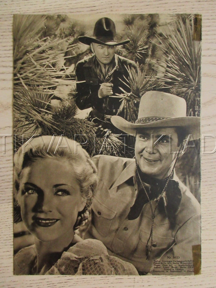 SILVER ON THE SAGE, W. BOYD, G. HAYES, R. HAYDEN, FILM USA, FILM KURIER VBŠ Č. 3023