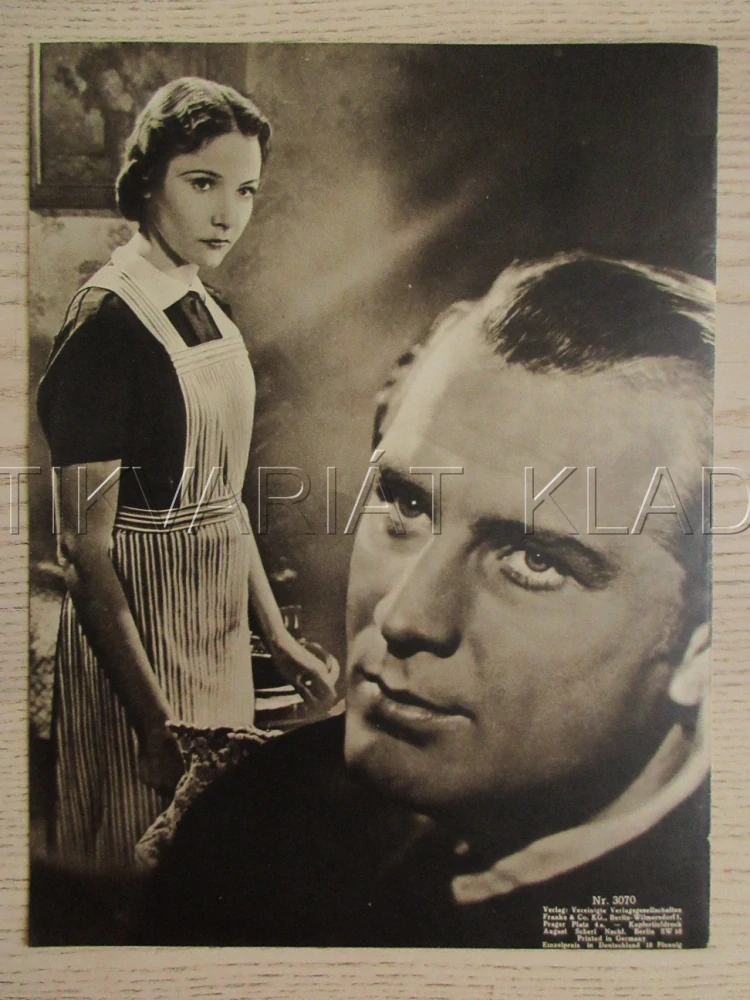 VÝSTŘEL V POLOŠERU, R. HELLBERG, V. STAAL, P. WEGENER, FILM NĚM. ŘÍŠE, FILM KURIER VBŠ Č. 3070