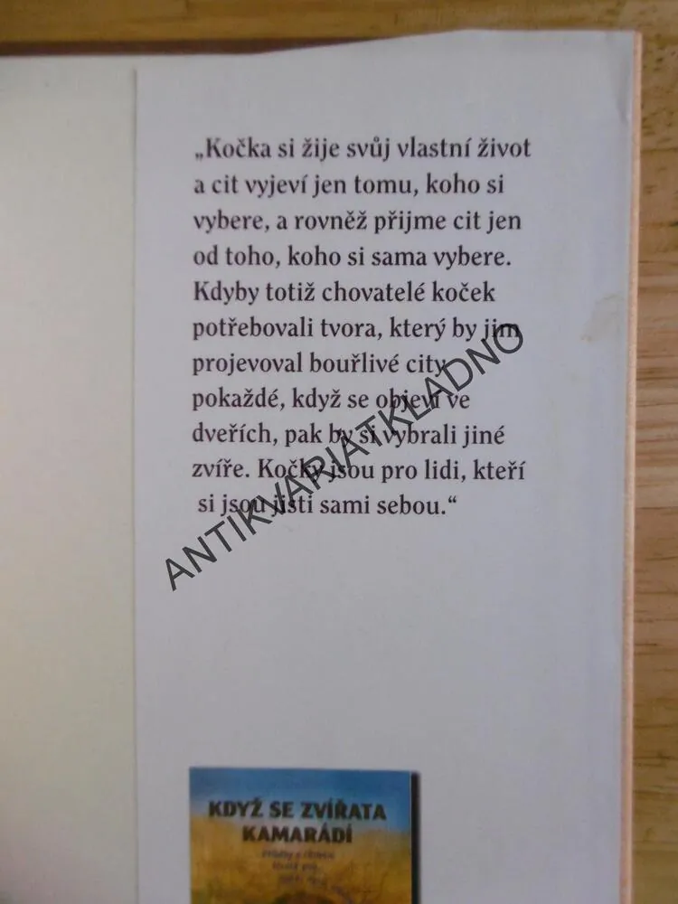VZPOMÍNKY KOČIČÍHO DOKTORA, LOUIS J. CAMUTI, SVĚT KOČEK, KOČKA, **an