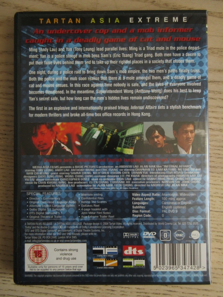 VOLAVKA, A. LAU, T. LEUNG, GB OBAL, ČESKÁ VERZE, 2X DVD FILM