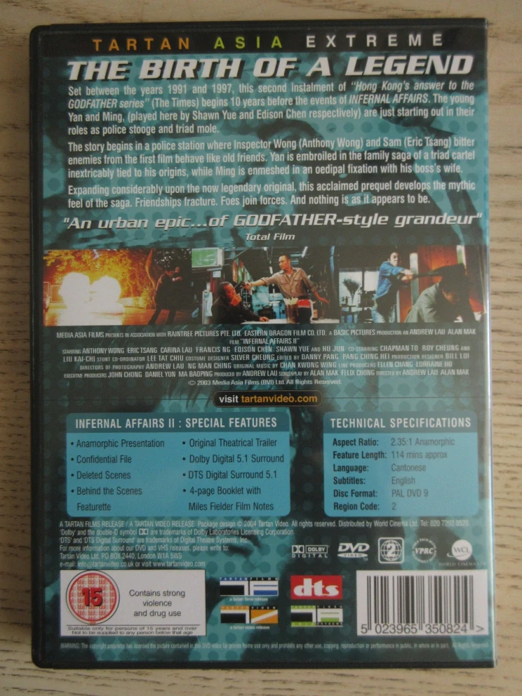 VOLAVKA II, A. LAU, A. MAK, GB OBAL, ČESKÁ VERZE, 2X DVD FILM