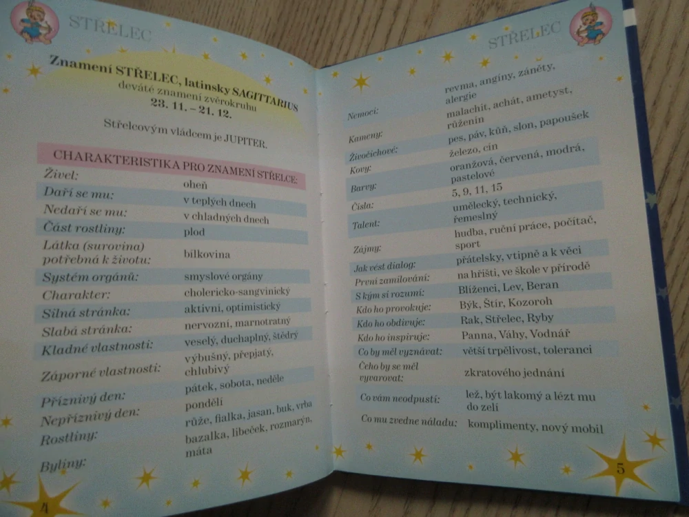 HOROSKOP VAŠEHO DÍTĚTE, STŘELEC, DAGMAR KLUDSKÁ, **an