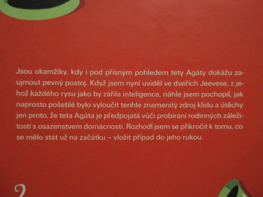 DOBRÁ PRÁCE, JEEVESI, P. G. WODEHOUSE, **an