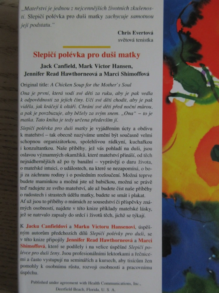 SLEPIČÍ POLÉVKA PRO DUŠI MATKY, JACK CANFIELD, **an