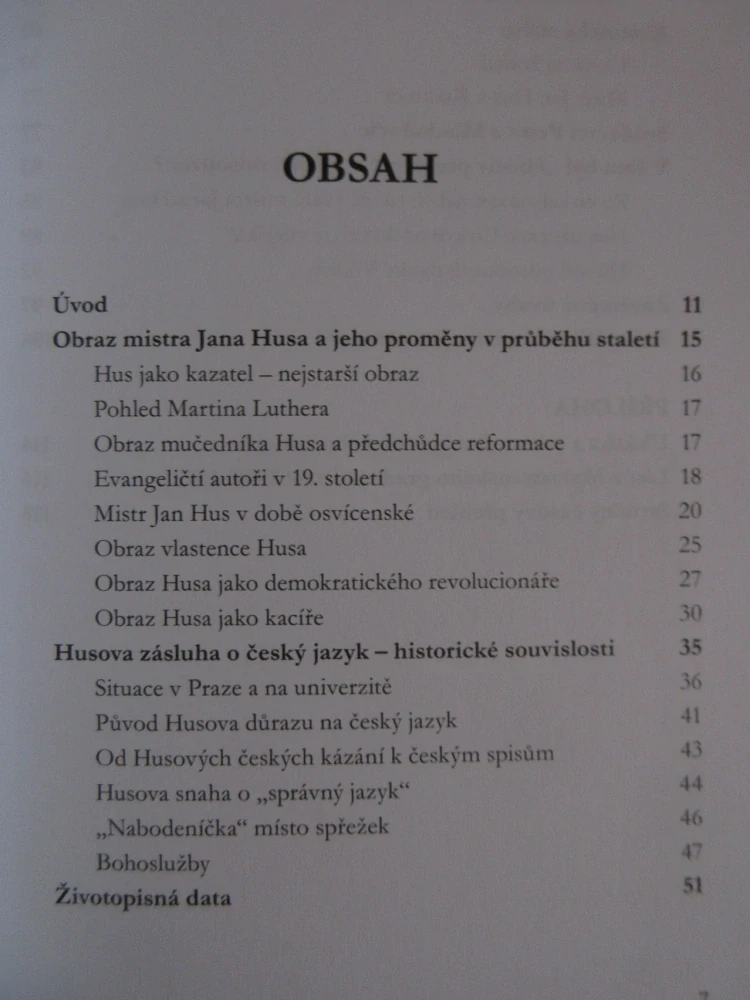 JAN HUS V PŘEDSTAVÁCH ŠESTI STALETÍ A VE SKUTEČNOSTI, JAROSLAV V. POLC, **an