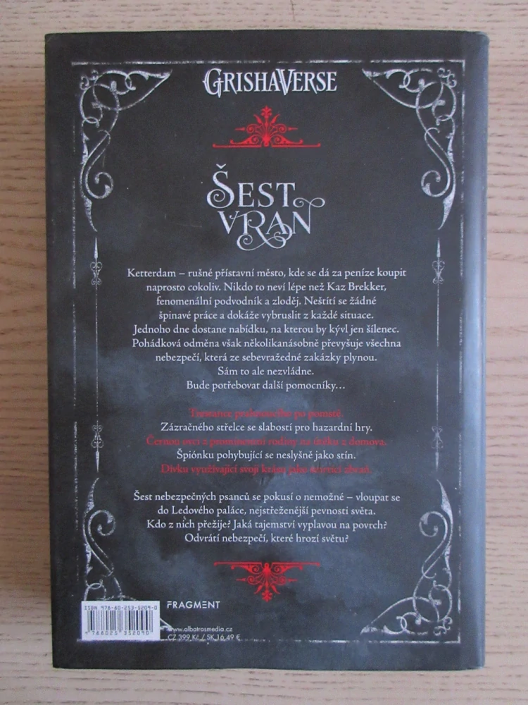 ŠEST VRAN, LEIGH BARDUGO, **an