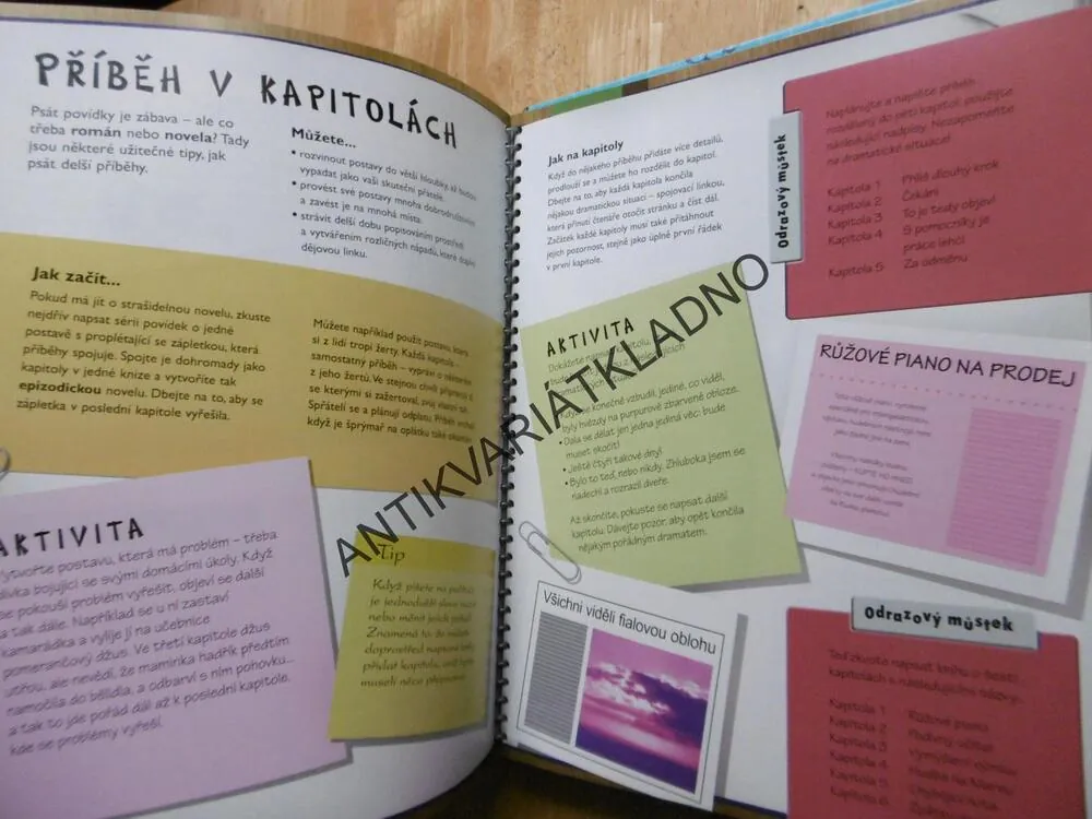 JAK PSÁT PŘÍBĚHY, BÁSNĚ, DOPISY, PROJEKTY, REPORTÁŽE, E-MAILY... A DALŠÍ, **an
