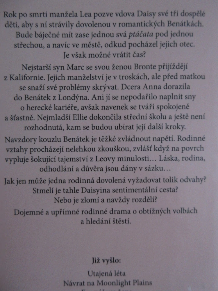 SETKÁNÍ V BENÁTKÁCH, BARBARA HANNAY, **an