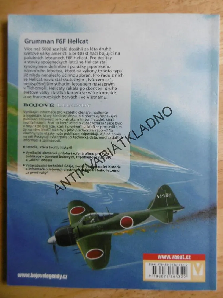 BOJOVÉ LEGENDY, GRUMMAN F6F HELLCAT, KRIST