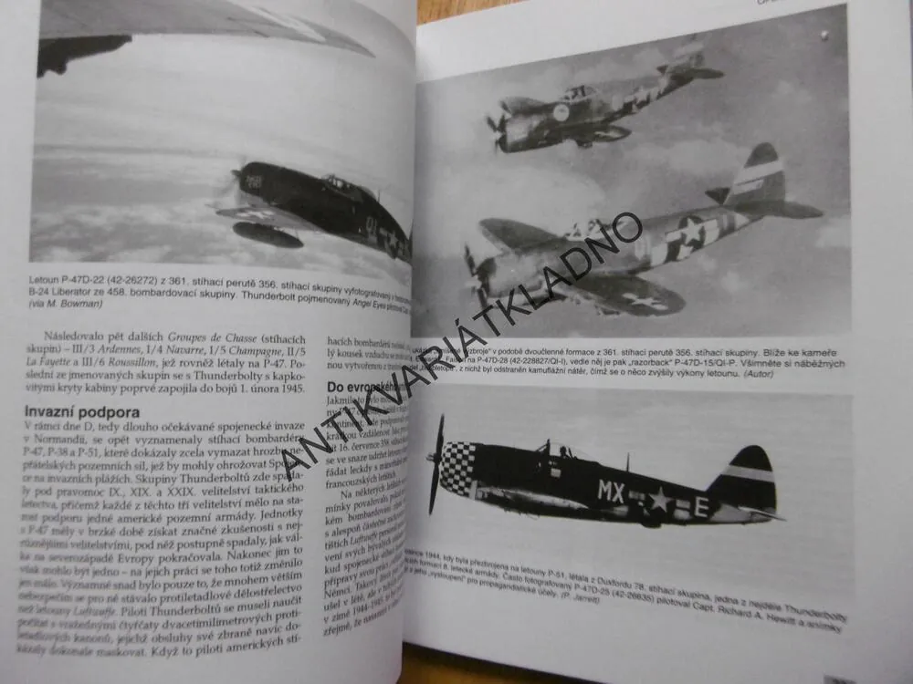BOJOVÉ LEGENDY, P-47 THUNDERBOLT, SCUTTS