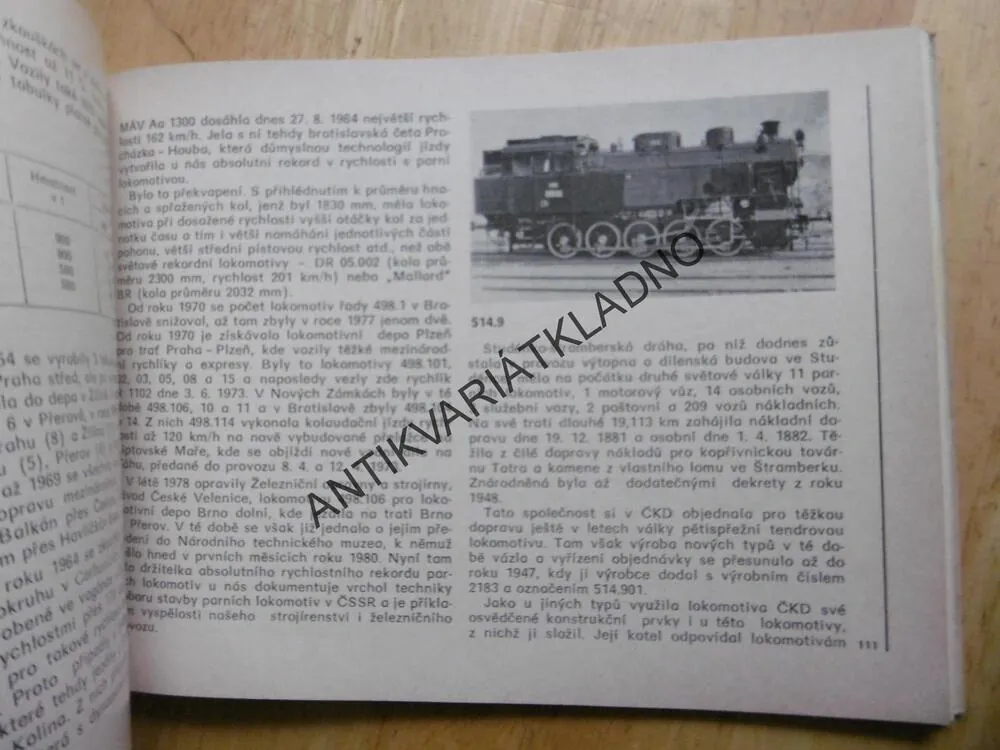 ATLAS LOKOMOTIV, 1945-58, BEK, ŽELEZNICE, 1982, **an