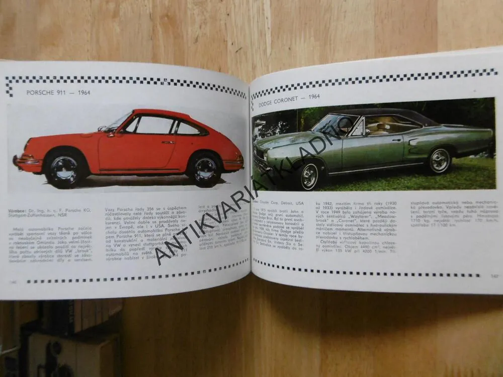 AUTOMOBILY 1941-1965, MINÁŘÍK, 1983, **an