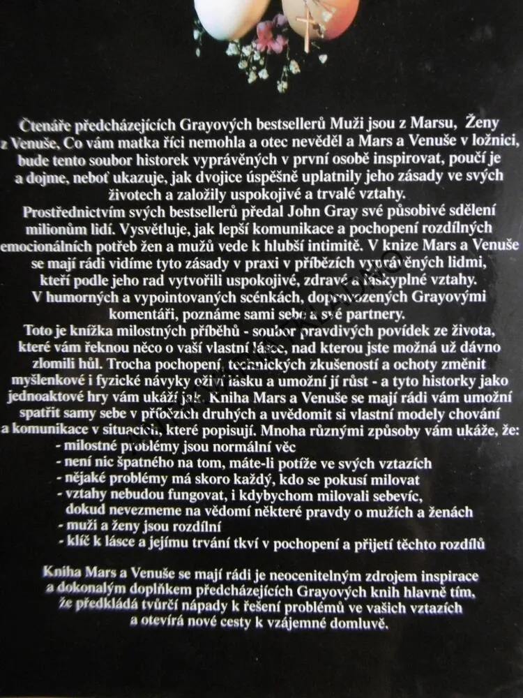 MARS A VENUŠE SE MAJÍ RÁDI, JOHN GRAY, **an