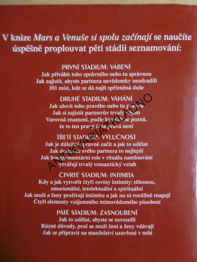 MARS A VENUŠE SI SPOLU ZAČÍNAJÍ, JOHN GRAY,