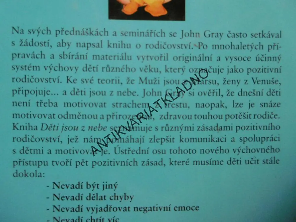 MUŽI JSOU Z MARSU, ŽENY JSOU Z VENUŠE A DĚTI JSOU Z NEBE, JOHN GRAY, **an