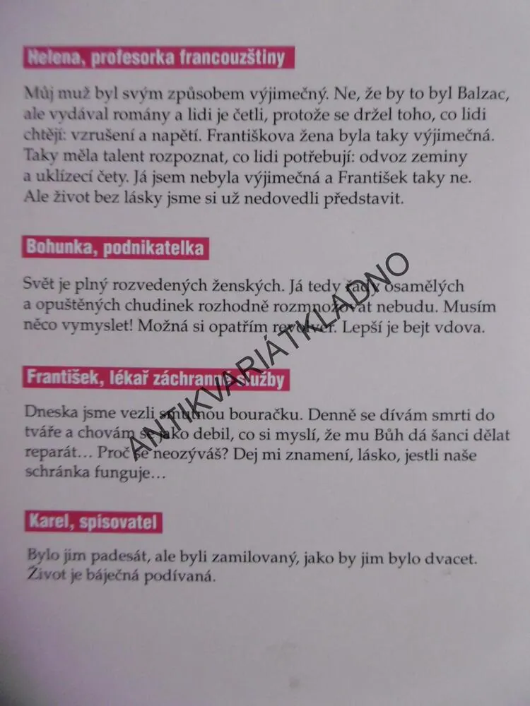 LÍBÁŠ JAKO BŮH, MARIE POLEDŇÁKOVÁ, FOTO FILM, **an