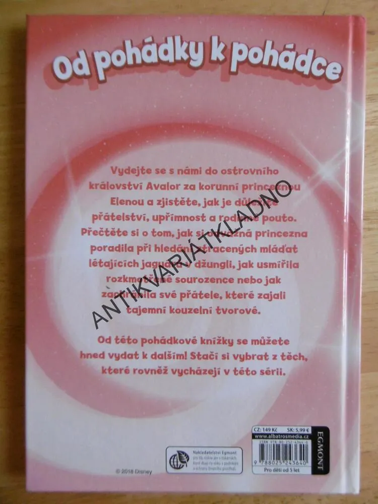 OD POHÁDKY K POHÁDCE, ELENA Z AVALORU, ZAČÍNÁME ČÍST, DISNEY