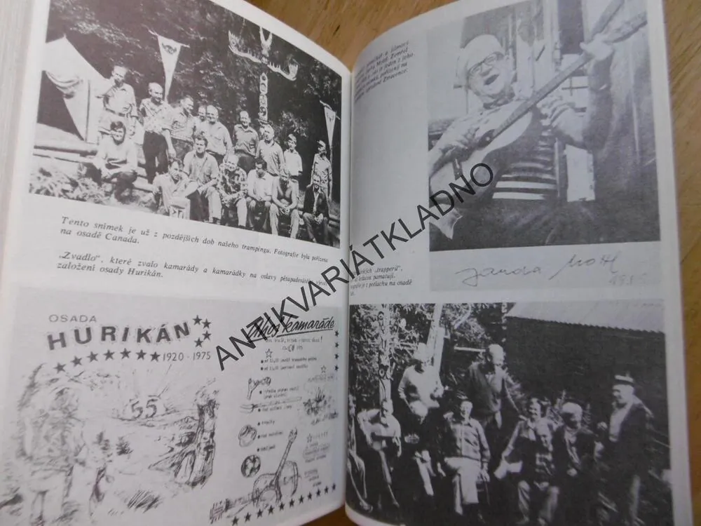 DĚJINY TRAMPINGU, BOB HURIKÁN, BURIAN, SKAUT, JUNÁK, **an