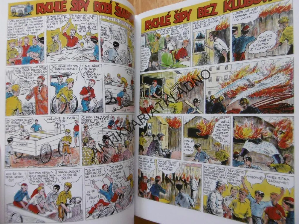 RYCHLÉ ŠÍPY, JAROSLAV FOGLAR, FISCHER, JUNEK, ČERMÁK, KOMIKS