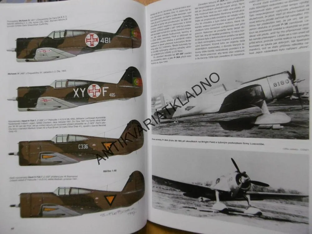 MONOGRAFIE 1., CURTISS P-36 HAWK