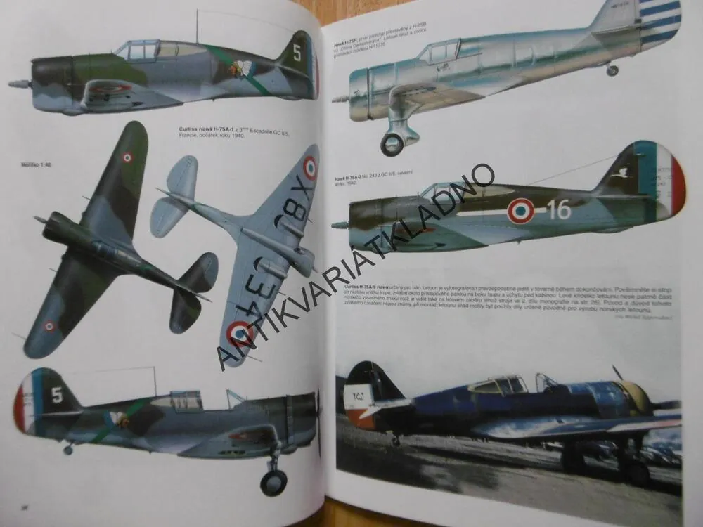 MONOGRAFIE 3., CURTISS P-36 HAWK