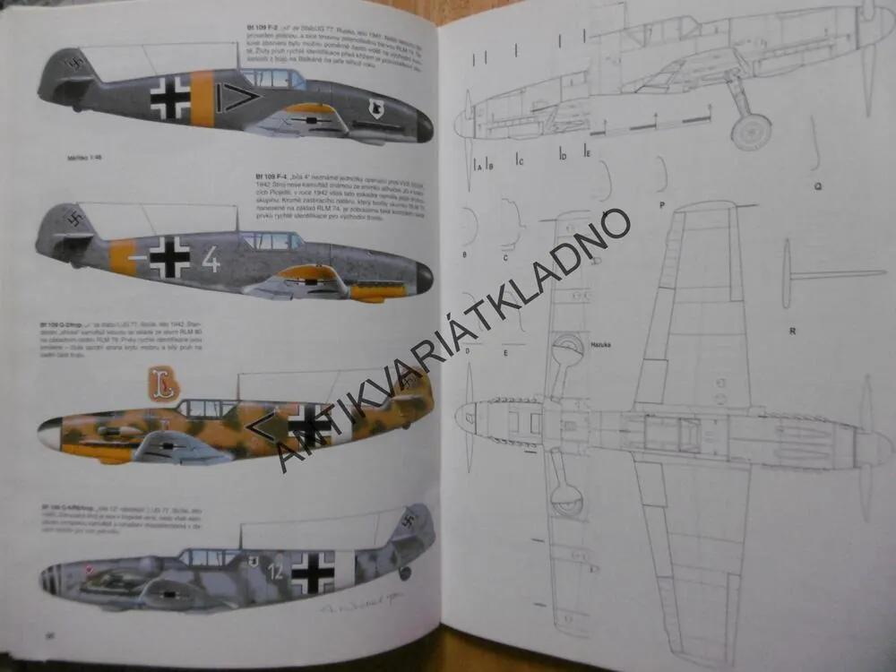 MONOGRAFIE 2., MESSERSCHMITT BF 109