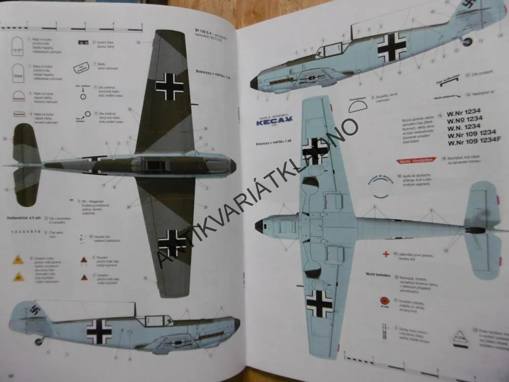 MONOGRAFIE 4., MESSERSCHMITT BF 109