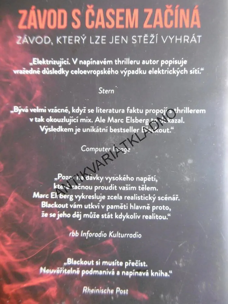 BLACKOUT, ZÍTRA BUDE POZDĚ, MARC ELSBERG, **an