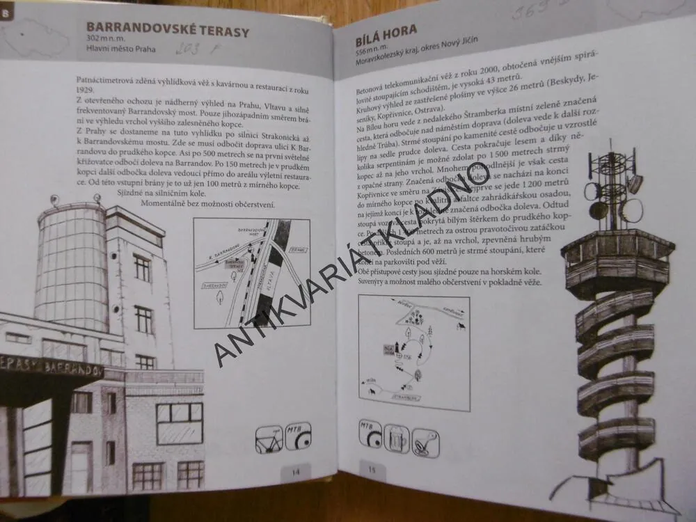 RÁJEM ROZHLEDNOVÝM, KOLE,PĚŠKY, LANOVKOU,TRAMVAJ,ROZHLEDNA