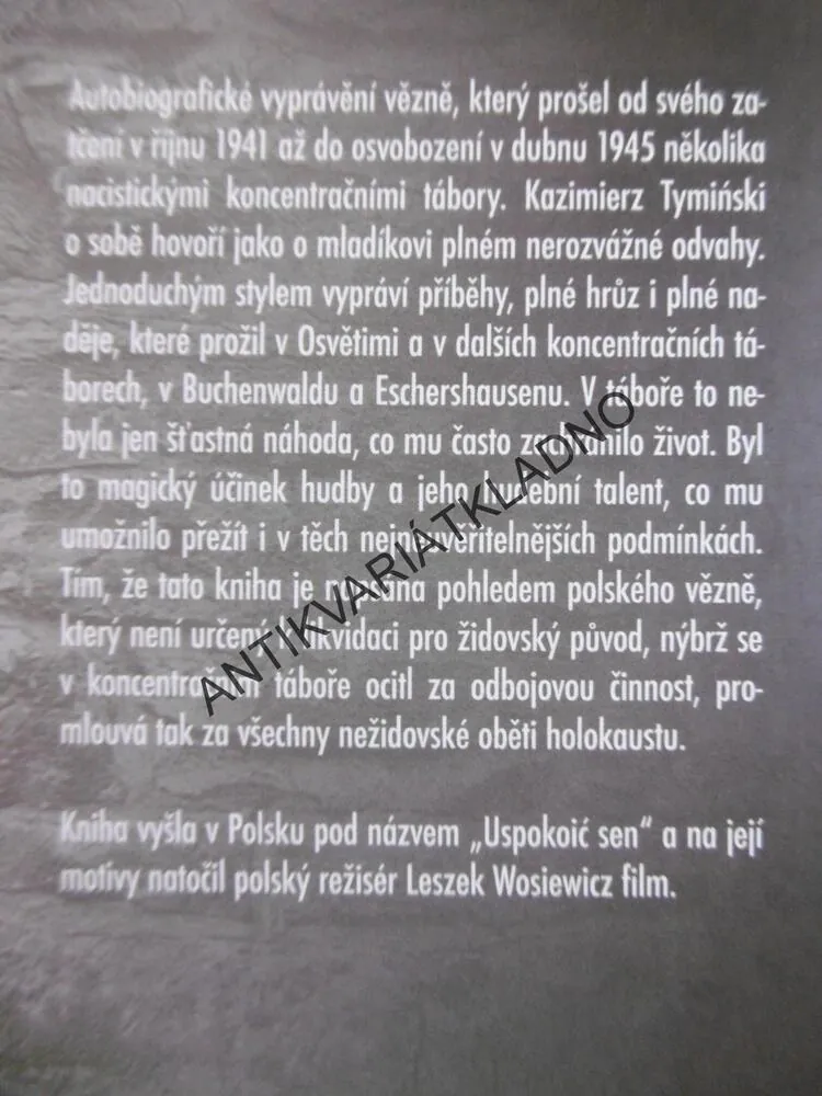 PROŠEL JSEM PEKLEM OSVĚTIMI, KAZIMIERZ TYMINSKI