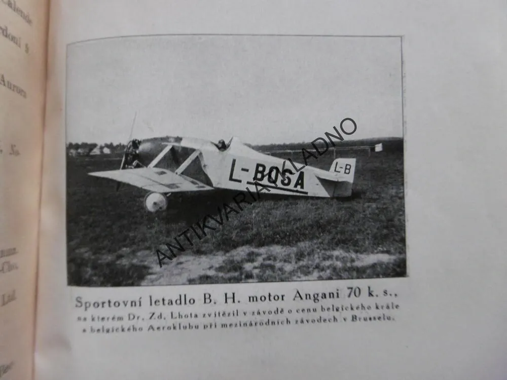 ALMANACH LETECTVÍ 1924, AERO,