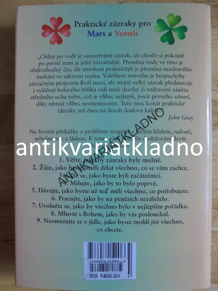PRAKTICKÉ ZÁZRAKY PRO MARS A VENUŠI, GRAY, **an