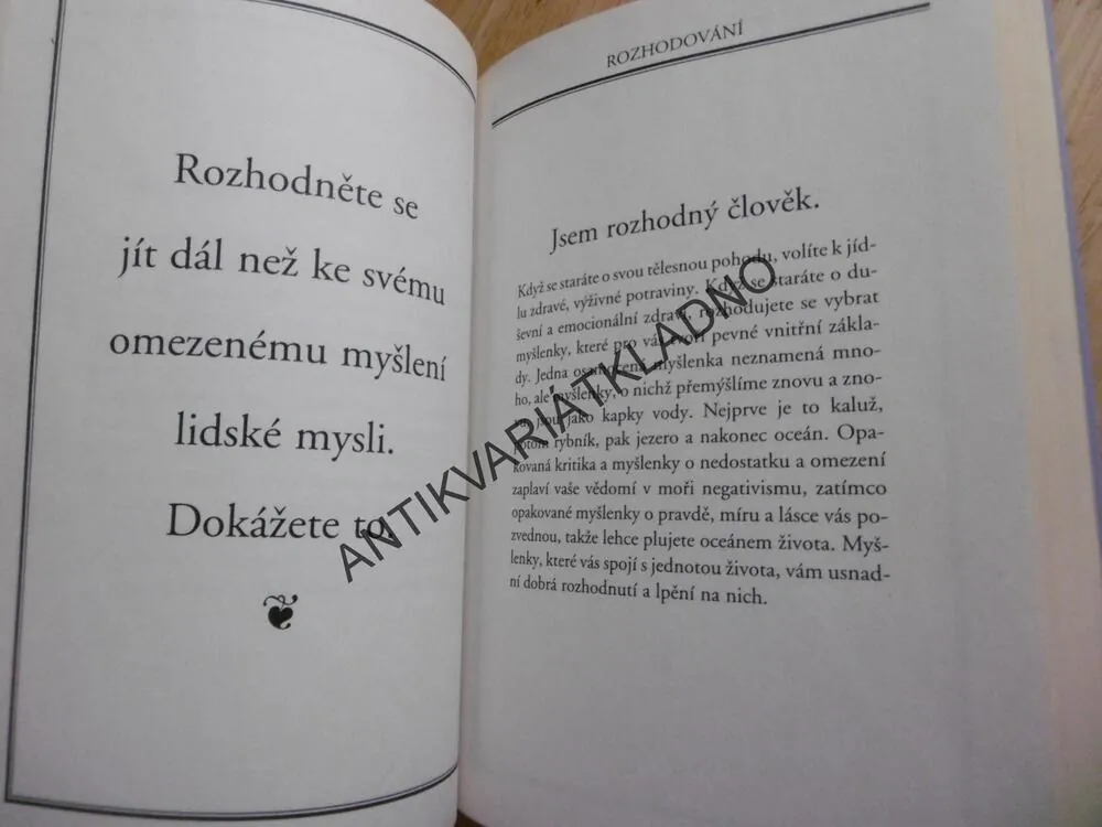 MILUJ SVŮJ ŽIVOT, MEDITACE, LOUISE L.HAY, **an