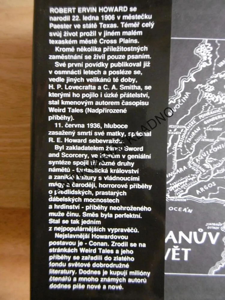 CONAN, ROBERT ERWIN HOWARD