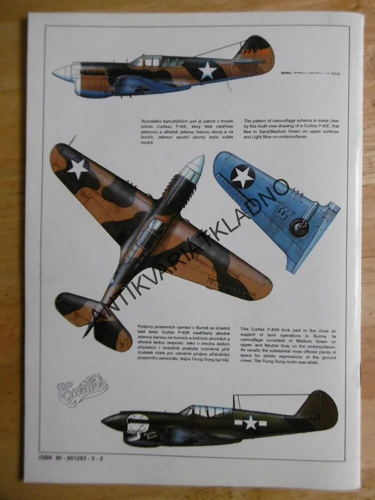 CURTISS P-40, LETADLO, MBI