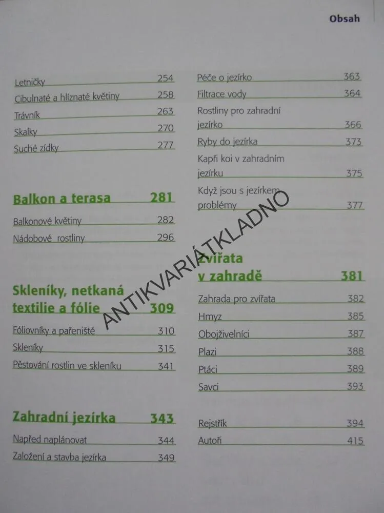 VŠE O ZAHRADĚ, VÁŠ ZELENÝ RÁDCE, **an