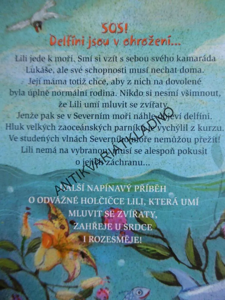 LILI VĚTROPLAŠKA, DELFÍNI V OHROŽENÍ, TANYA STEWNEROVÁ