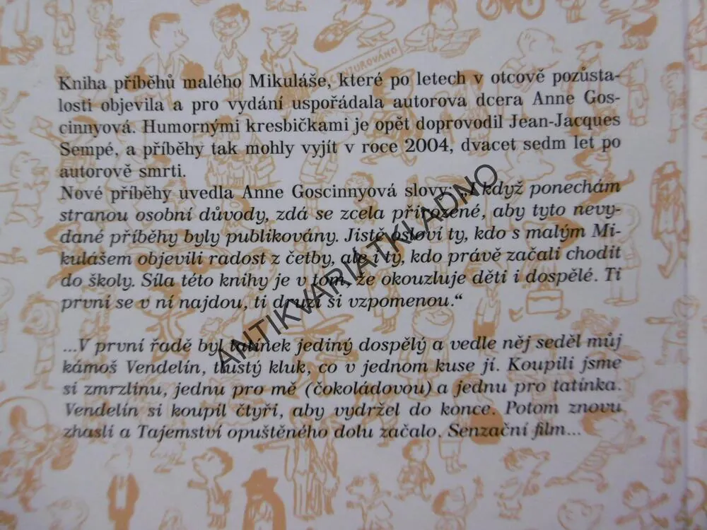 NOVÉ MIKULÁŠOVY PATÁLIE, SVÁTEČNÍ OBĚD, GOSCINNY, SEMPÉ, **an