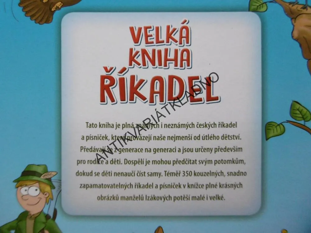 VELKÁ KNIHA ŘÍKADEL, PILAŘOVÁ, IZÁK, **an