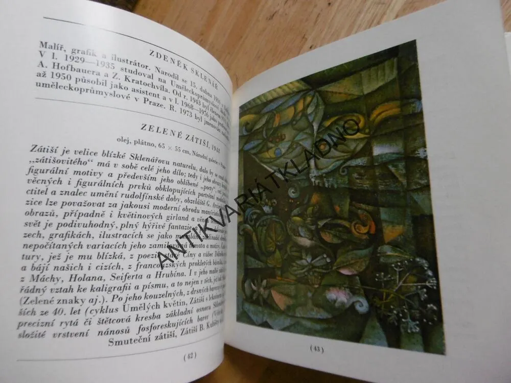ZÁTIŠÍ, VĚRA LAUDOVÁ, SOUDOBÉ ČESKÉ UMĚNÍ