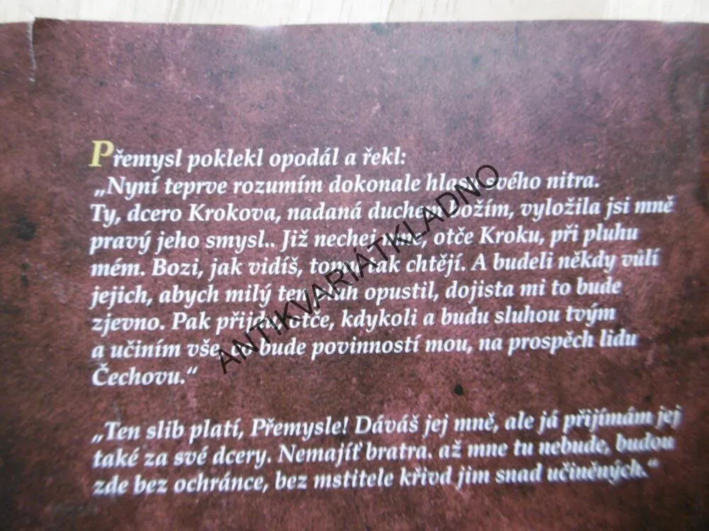 PŘEMYSL A LIBUŠE, ŽOFIE PODLIPSKÁ, **an