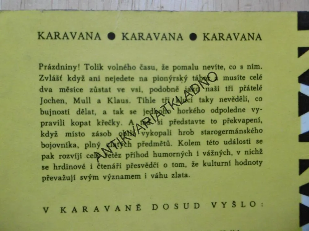 KARAVANA - ZLATO KNÍŽAT, HORST BLUME