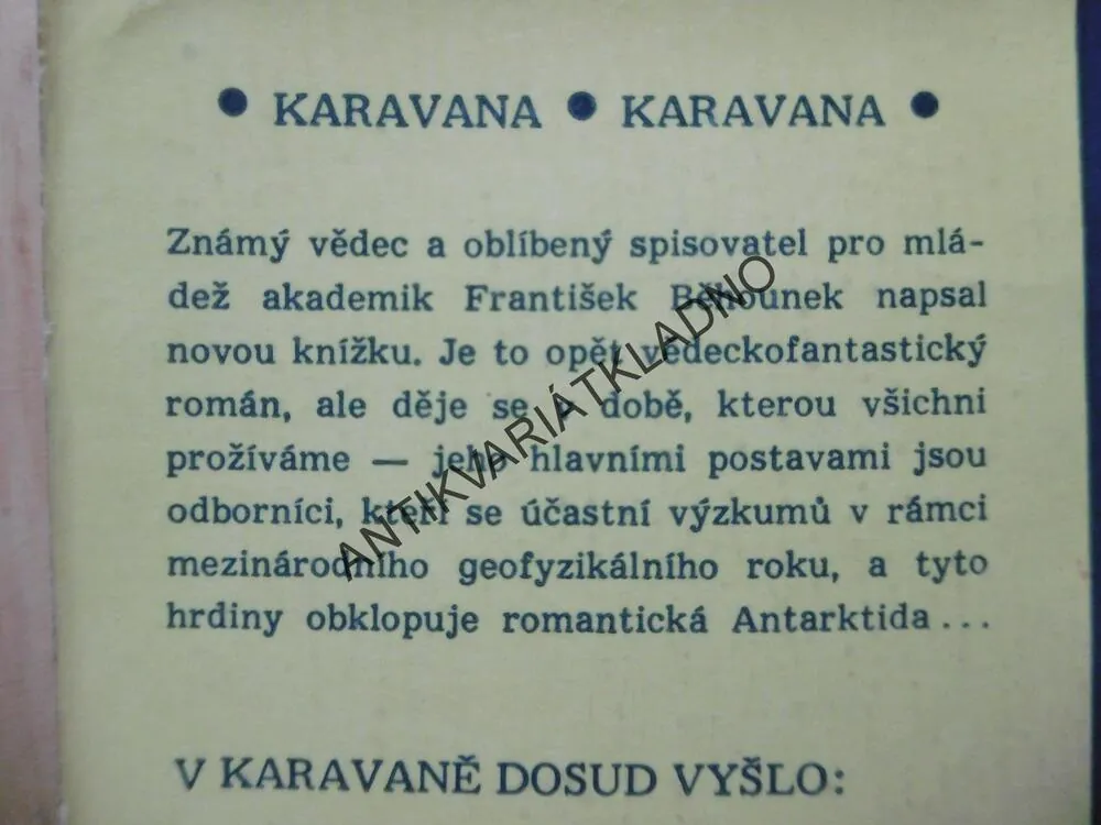 KARAVANA - PROJEKT SCAVENGER, FRANTIŠEK BĚHOUNEK