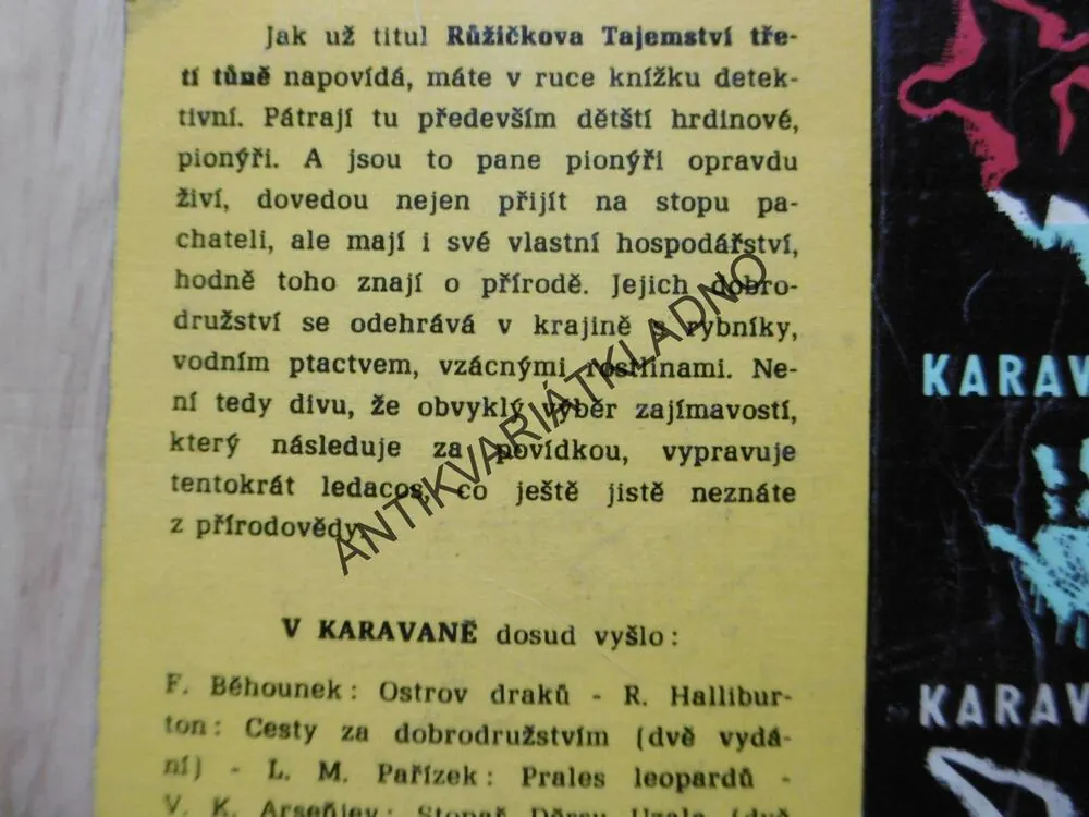 KARAVANA - TAJEMSTVÍ TŘETÍ TŮNĚ, JIŘÍ RŮŽIČKA, **an